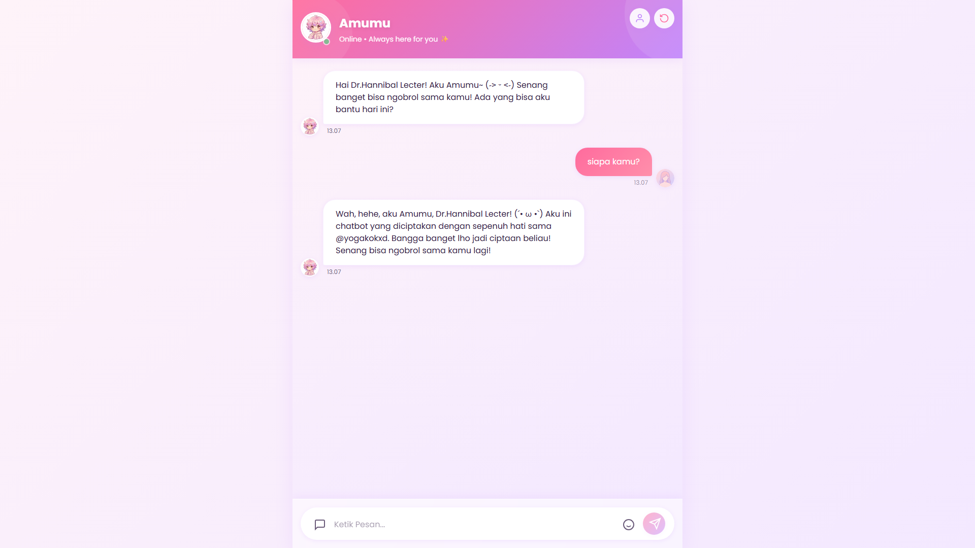 Amumu Chat Bot