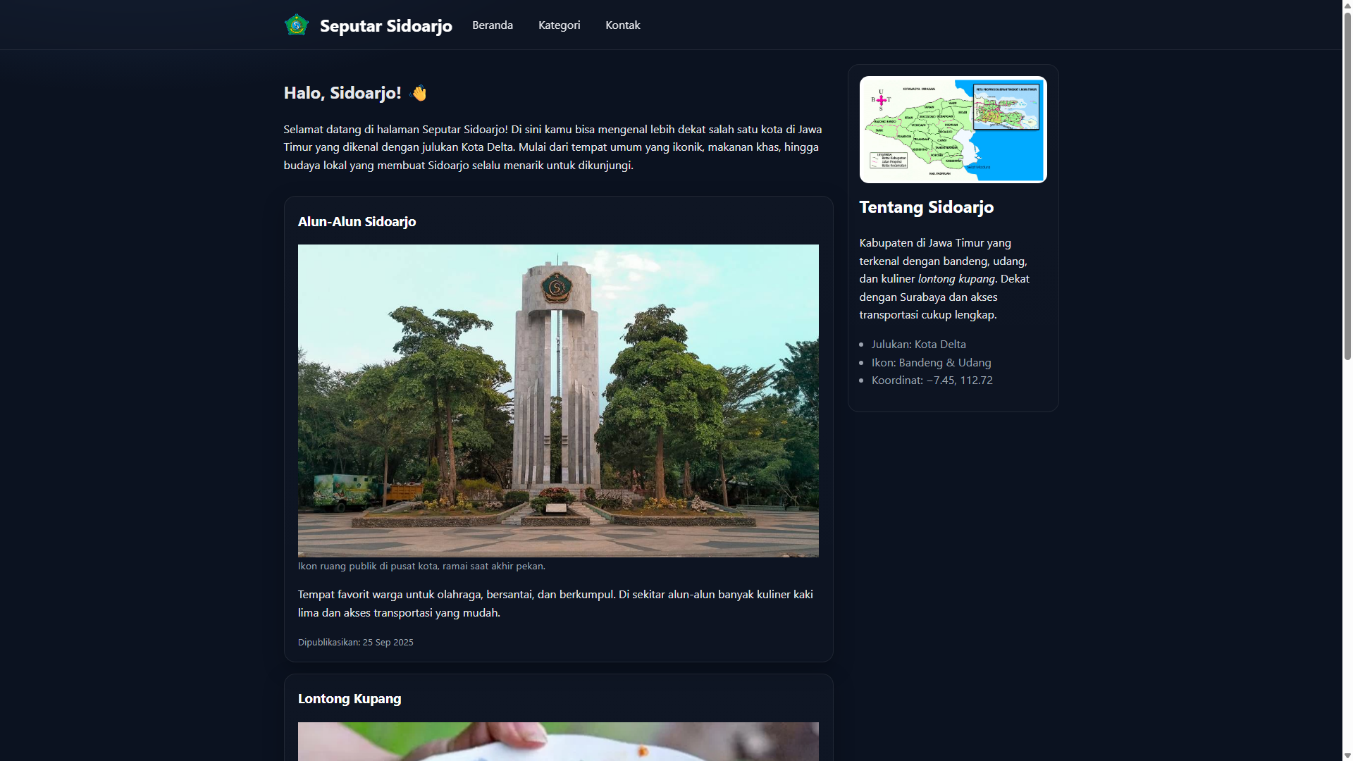 Website Sidoarjo